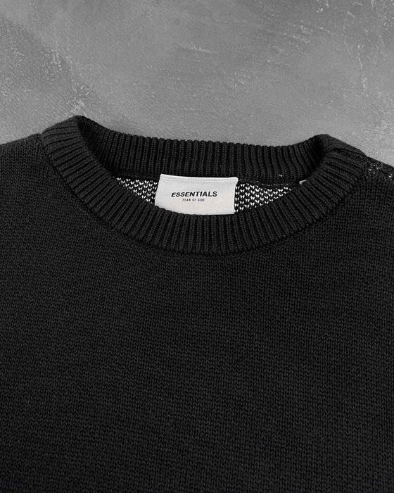 Светр Fear Of God Essentials Knit Sweater Black
