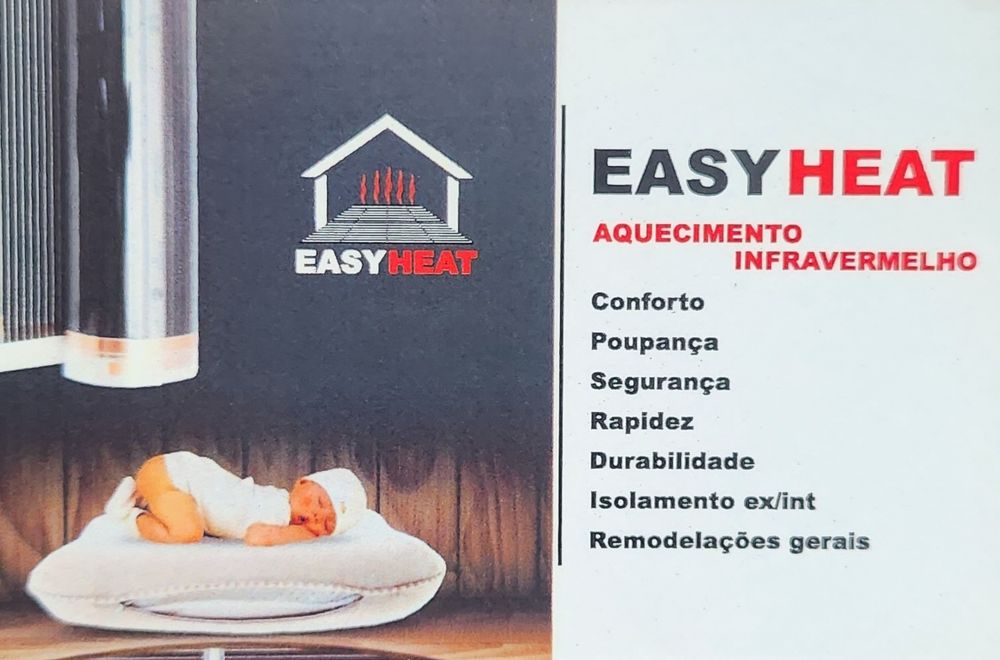 Aquecimento infravermelho/piso radiante/aquecimento central. Aquecedor