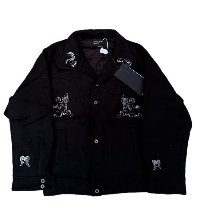 Jacket Enfants Riches Déprimés «Judgement Angel Cupid” Black Wool  S M
