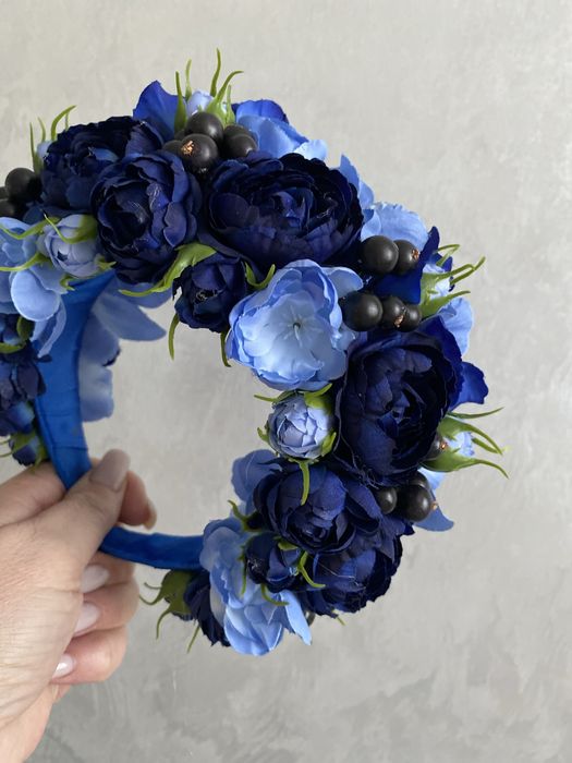 Віночок вінок на голову украінський вінок обруч обідок