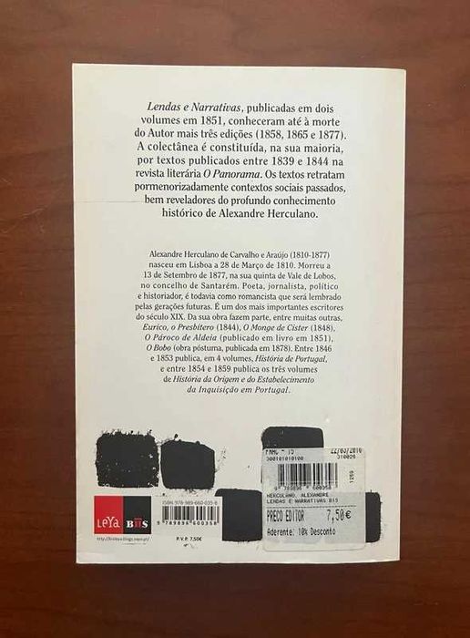 "Lendas e Narrativas" de Alexandre Herculano