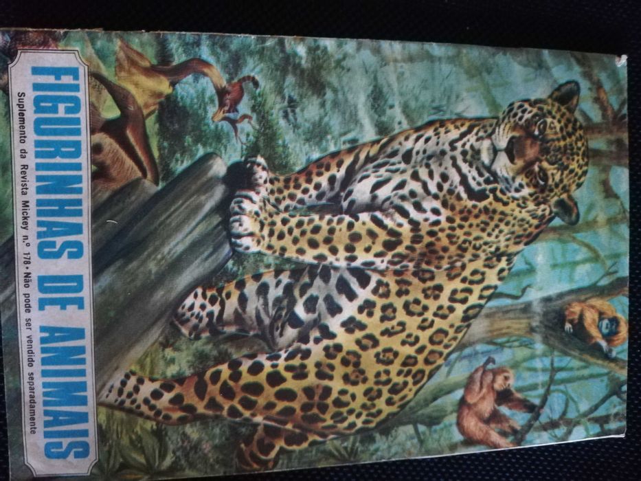 Caderneta Figurinhas de Animais