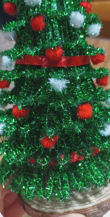 Árvore de Natal Decorativa DIY - 15cm