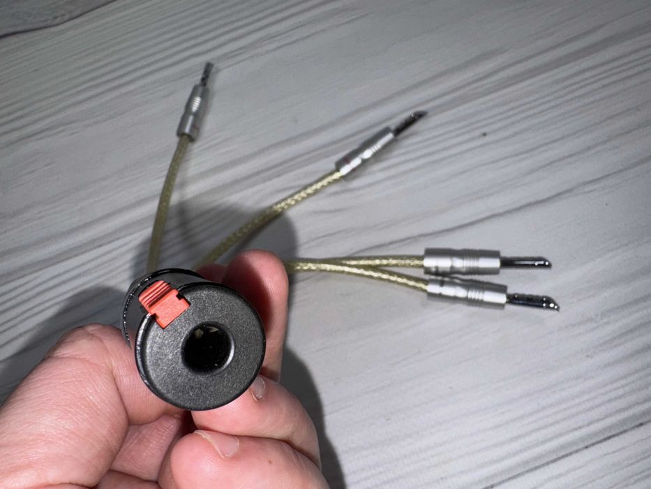 6.3 to banana переходник адаптер (обмен/продажа) Кабель для наушников