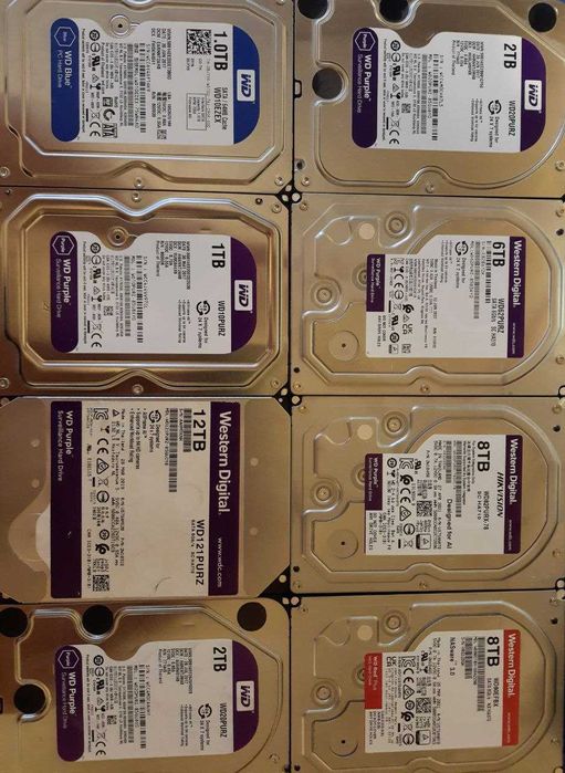 Жесткие диски Western Digital 1Tb 2Tb 8Tb 12Tb