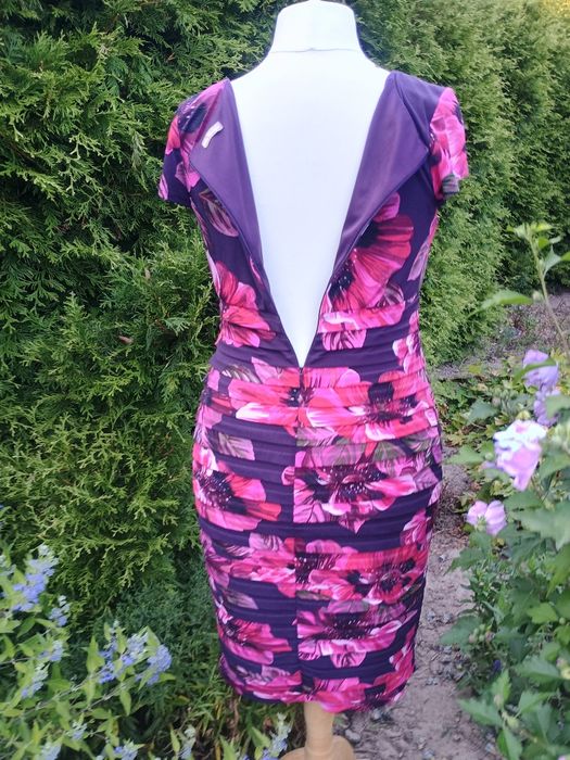 Wizytowa sukienka R 44 ,  RABAT szczegóły w opisie