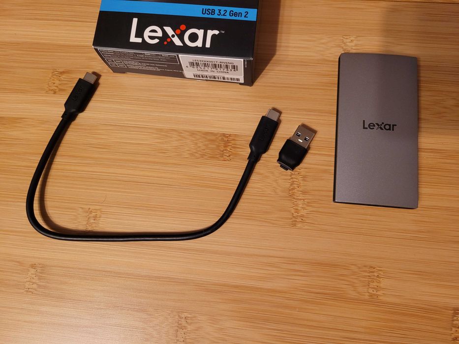 Dysk Przenośny SSD 1 TB Lexar ES3, Praktycznie Nowy GW Producenta
