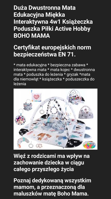 Mata edukacyjna,oryginalne opakowanie .