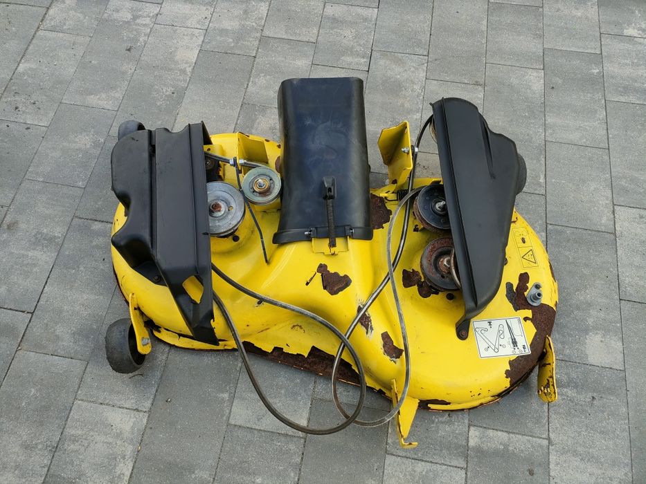 Traktorek kosiarka John Deere x155 kosisko deck