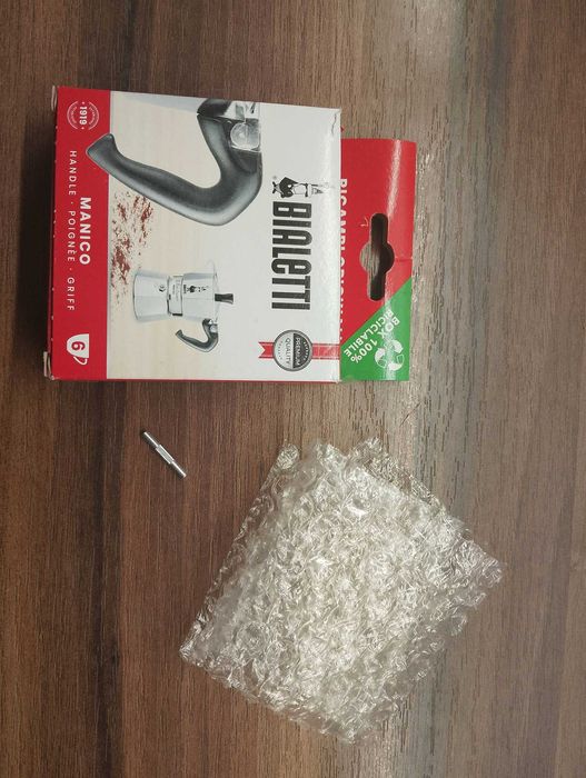 Bialetti nowy stalowy bolec do montazu uchwytu 270 ml 6 filiżanek