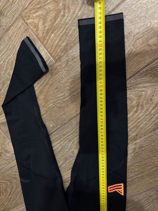 Saucony S тёплые беговые мужские тайтсы лосины  штаны для бега