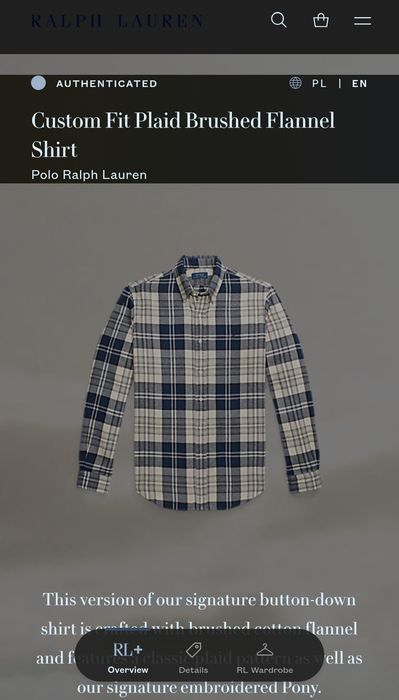 Koszula Męska Ralph Lauren XXL