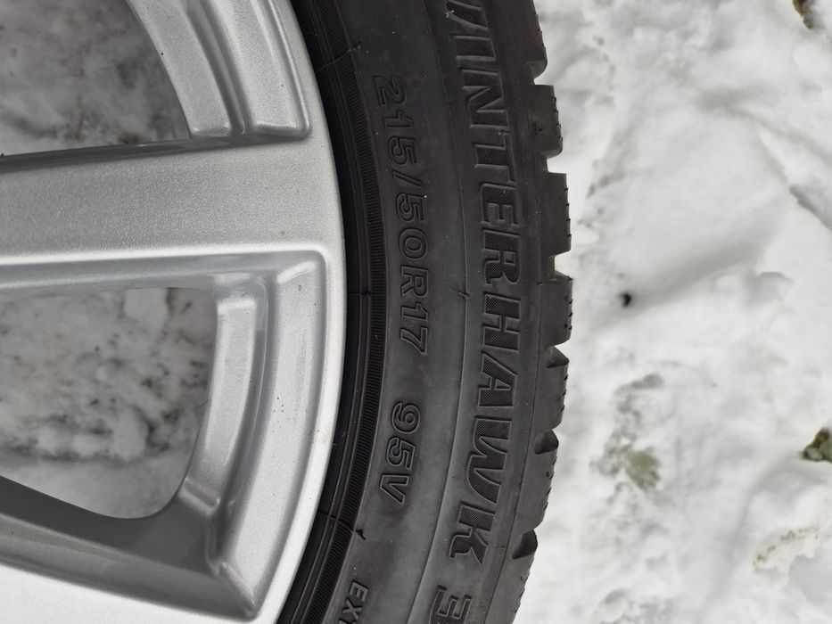 Felgi aluminiowe na oponach zimowych nr 17