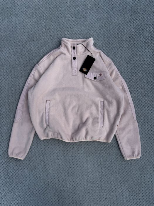 Dickies Pink Fleece Sweatshirt/jacket Size:S флісова кофта рожева жіноча нова