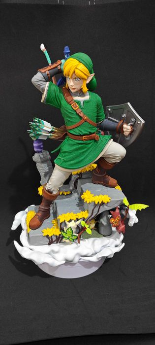 Diorama do link do zelda