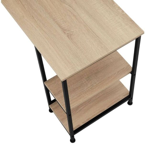 Vendo secretária Hamilton Madeira industrial clara, carvalho Sonoma