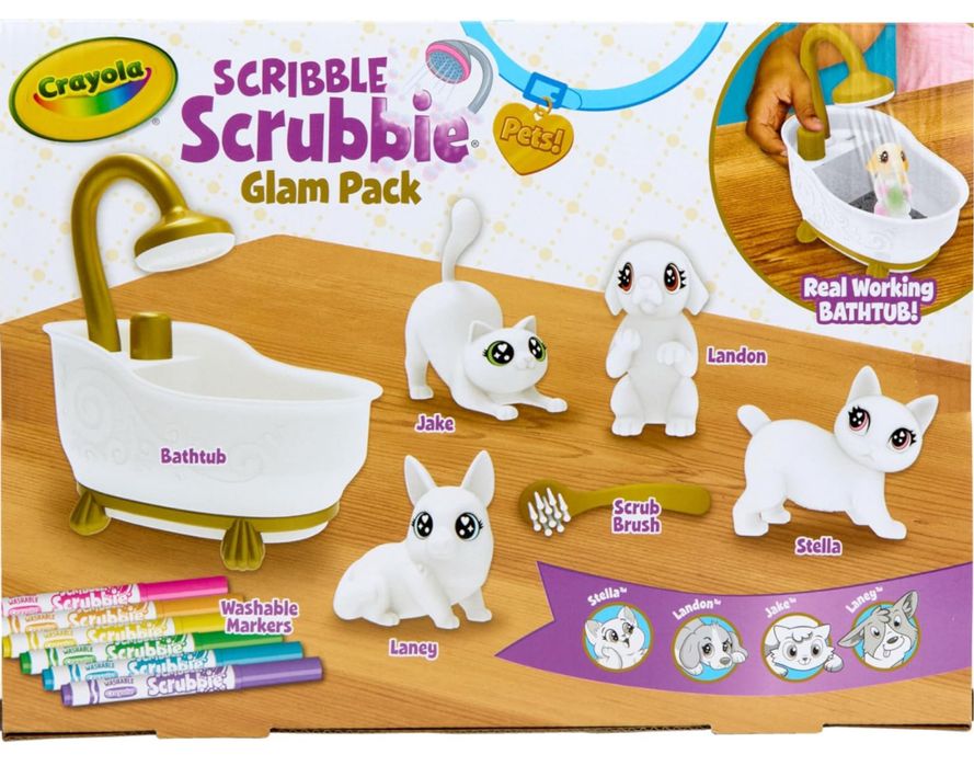 Crayola scribble scrubbie розфарбуй вихованців крайола  питомцы