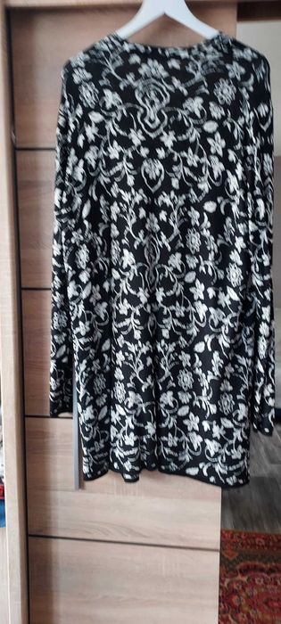 Swetr kardigan długi