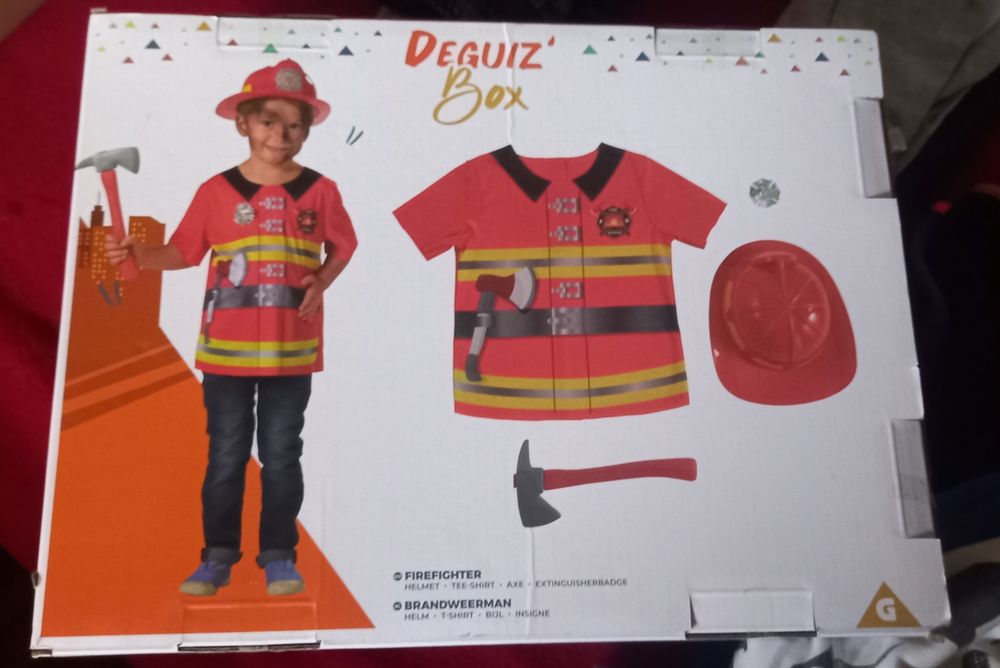 Fato carnaval box bombeiro