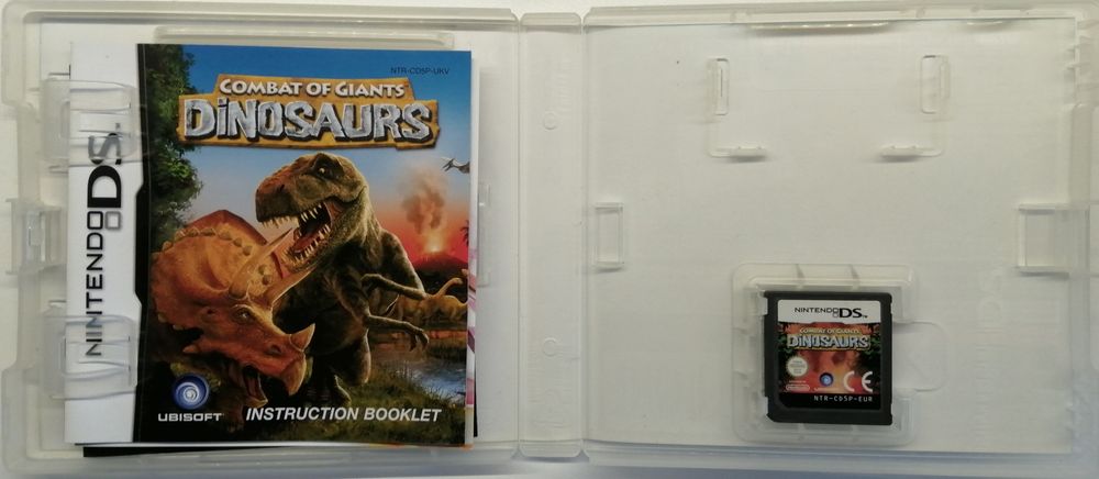 "Combat of Giants Dinosaurs" gra Nintendo DS wersja angielska