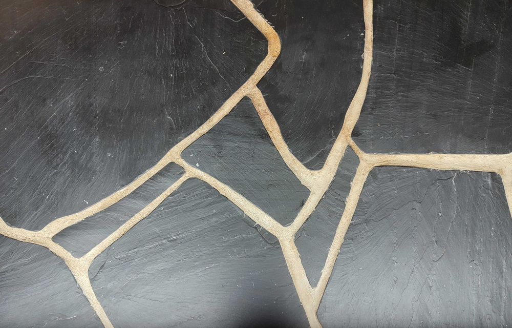 Kamień naturalny czarny łupek ozdobny