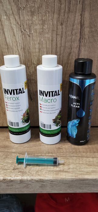 Invital Macro, Invital Ferox, Aquael Acti Clean