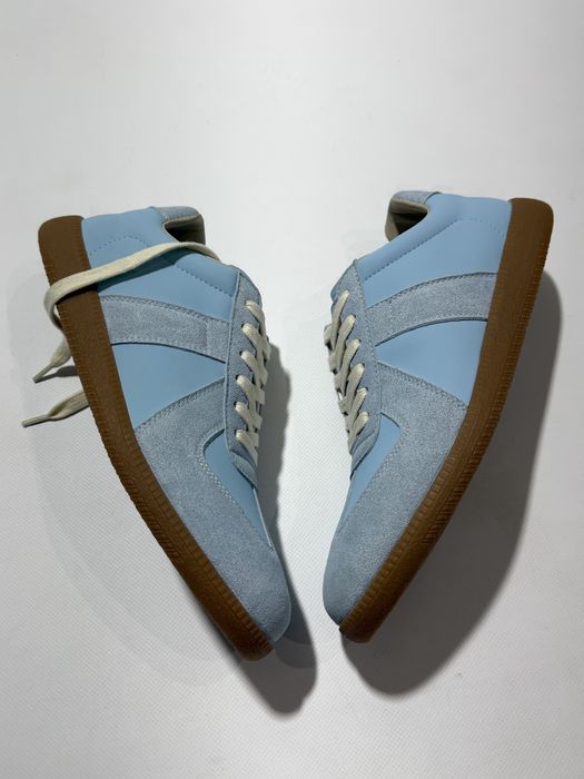 кроссовки Maison Margiela Replica Gats Blue Sneakers