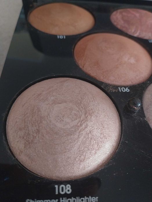 GOLDEN ROSE MEGA paleta paleta 8 X  puder TERRACOTA STARDUST 101-110  UNIKAT.