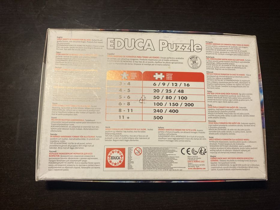 Puzzle Mapa Europa e Star Wars