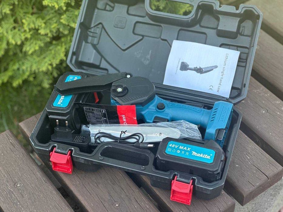 Пила цепная аккумуляторная makita. Электропила. Електропила. Веткорез