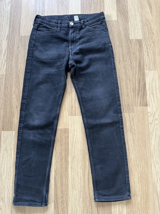 Spodnie czarne H&M jeans 158