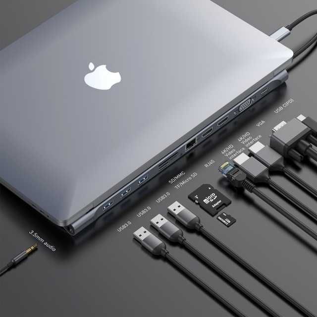 USB адаптер / Baseus Enjoyment Series HUB Adapter (C-C3UE 2HVMS01)
