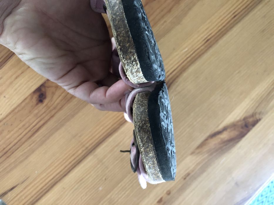Sandálias vegan com fecho em velcro (rosa) - 31
