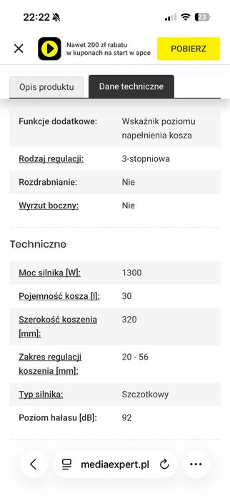 Kosiarka Joly różowa