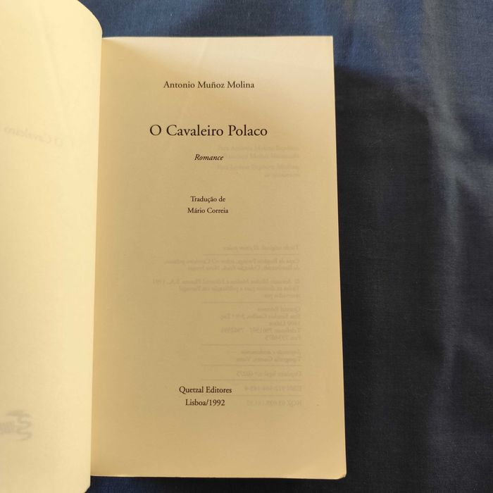 Antonio Muñoz Molina - O Cavaleiro Polaco