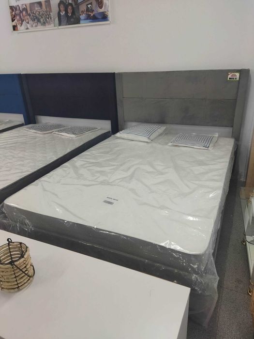 Novo cama casal veludo Paga na ato entrega Envio gratis