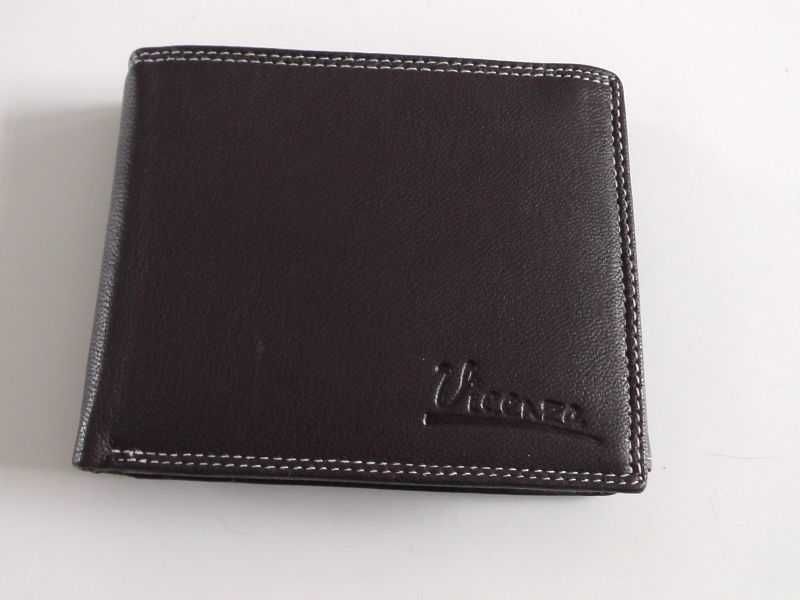 Portfel VICENZA exclusiv brązowy męski RFID skóra 1472