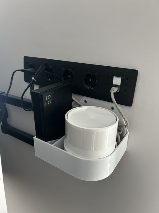 Кріплення на стіну доя роутера TP-link Deco x50 з павербанком. Відео