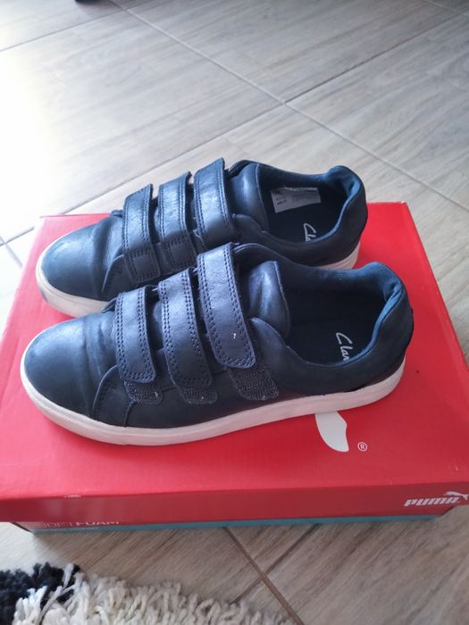 Кеди шкіряні на хлопчика Clarks