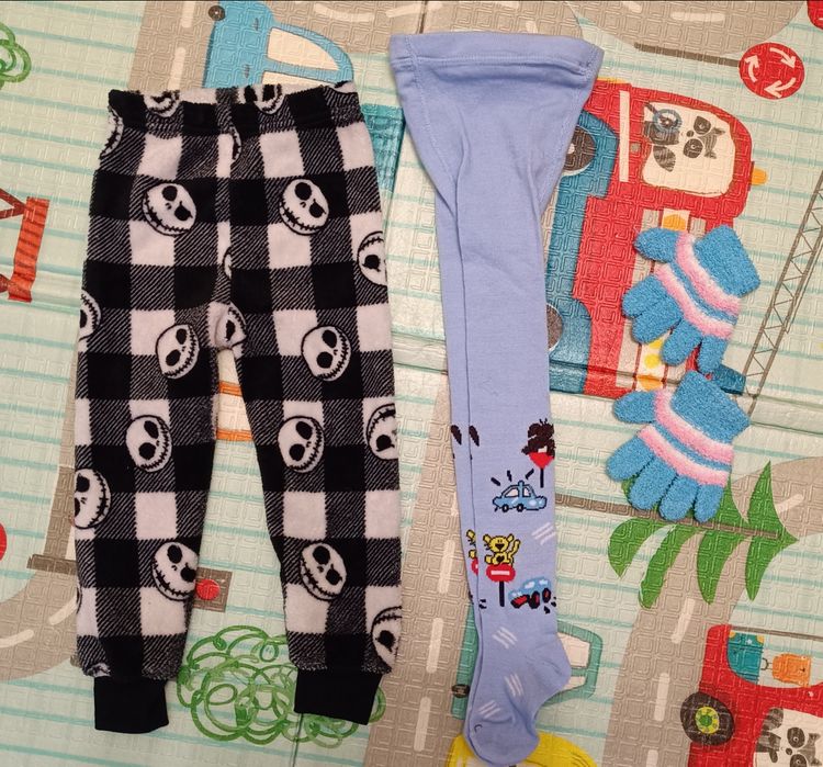 Зимові штани, тепла кофта, колготи, шапка, зимовий одяг , лижні штани