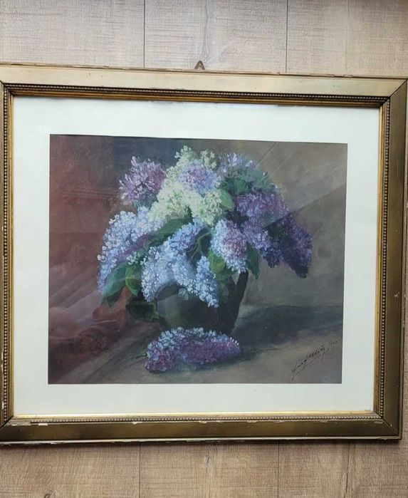 Obraz akwarela 1903 rok