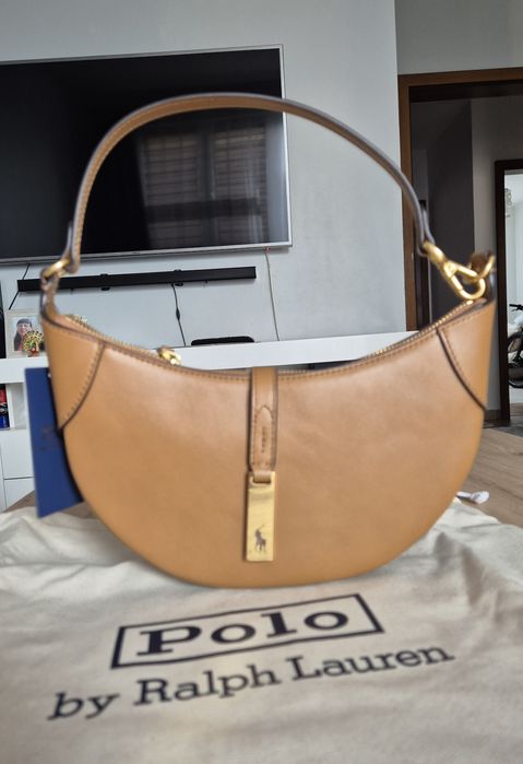 Torebka skórzana Ralph lauren