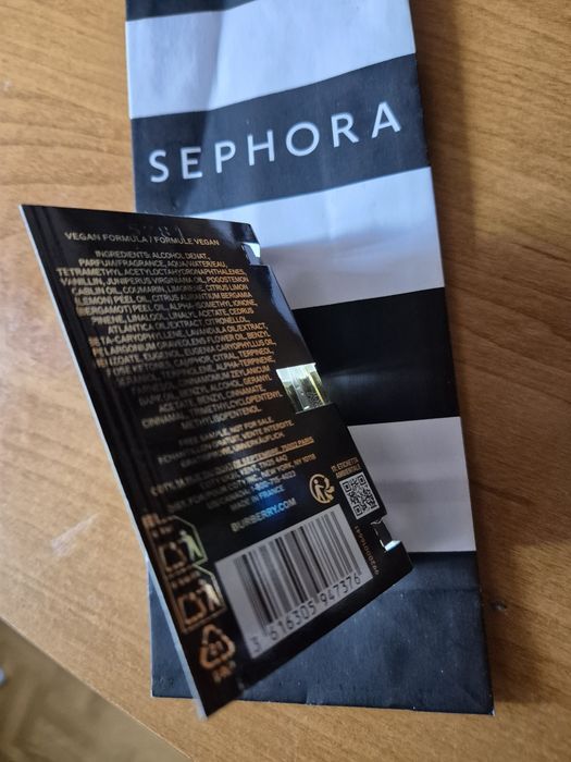 Nowość 2026! Zapach męski z Sephora! BURBERRY Hero Elixir de Parfum Intense 1,5 ml zapach skórzany