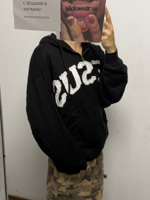 Зип Худи Vetements JESUS black  M L  balenciaga rick owens project gr protocol index