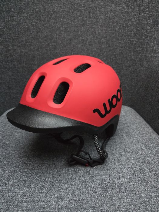 Kask dziecięcy woom READY rozm. M czerwony