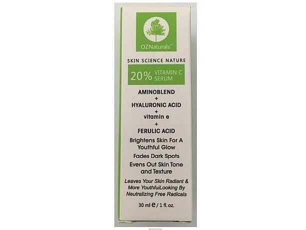 Nawilżające serum OZNATURALS z kwasem hialuronowym 30 ml