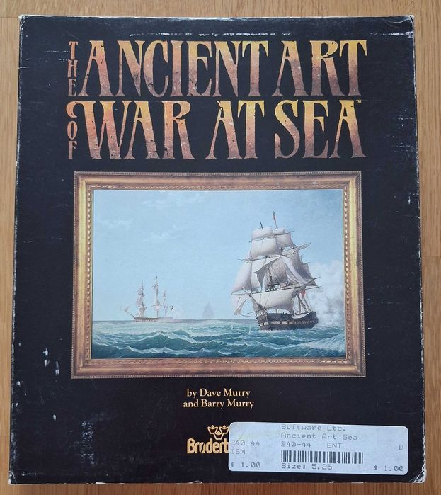 The Ancient Art of War at Sea, Broderbund 1987, PC Big Box