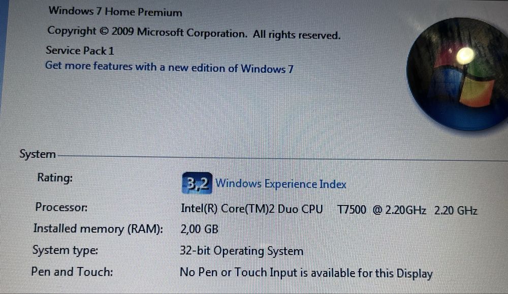 Hp pavilion de 2007