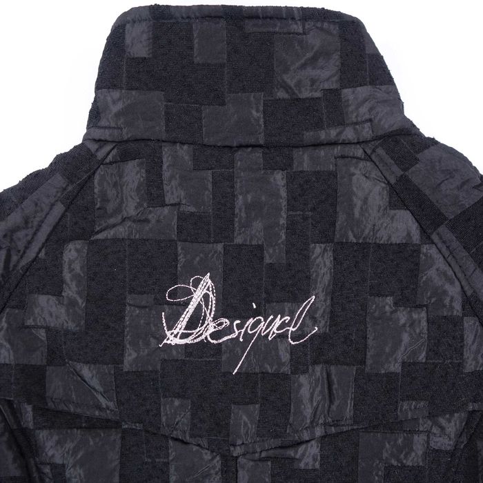 DESIGUAL oryginalny patchworkowy płaszcz PEMIUM