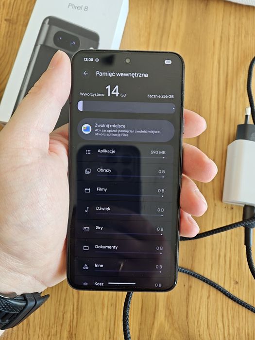 Pixel 8 256GB Gwarancja Ładowarka